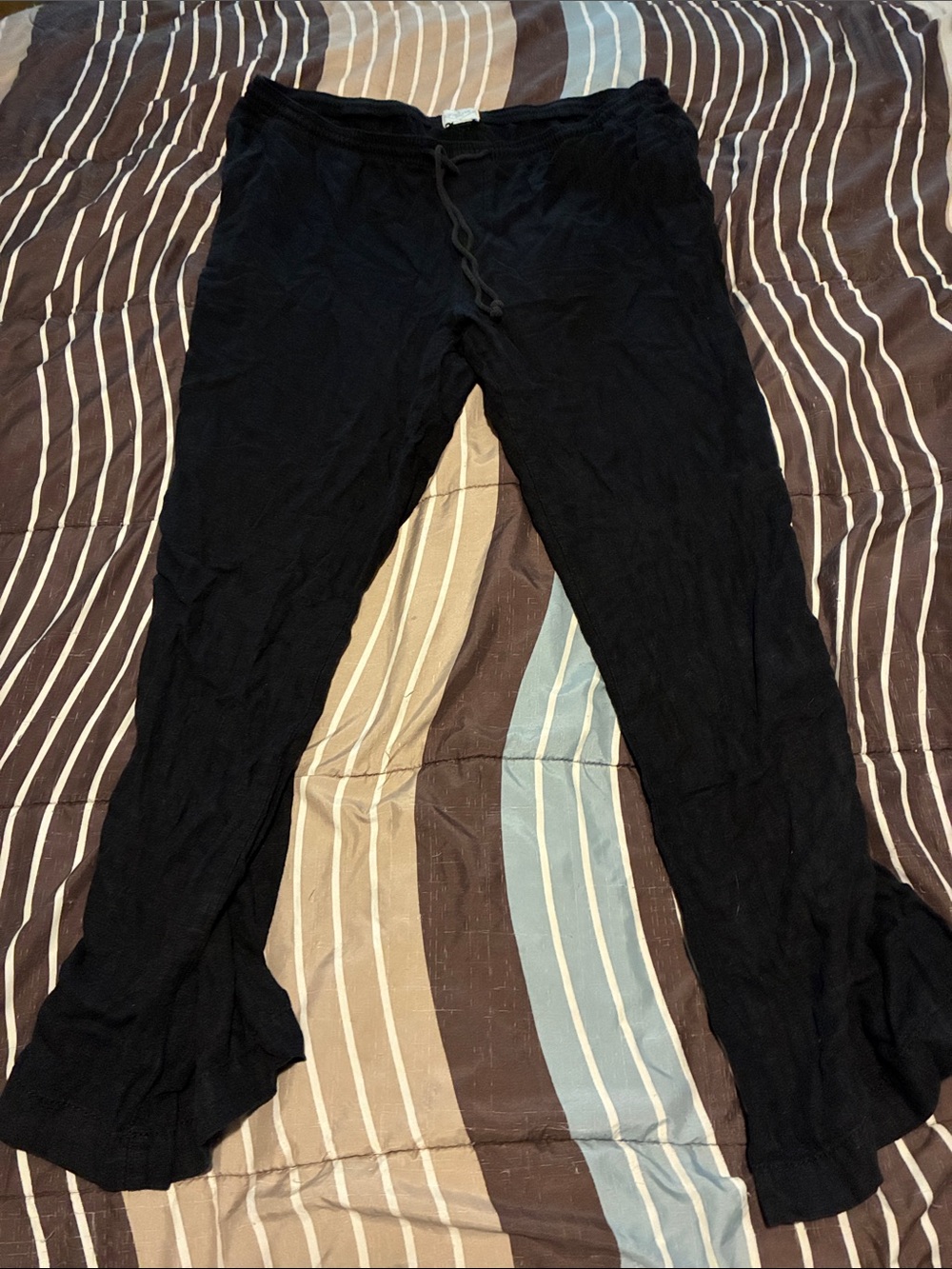 St. John's Bay Black Wide Leg Pants
